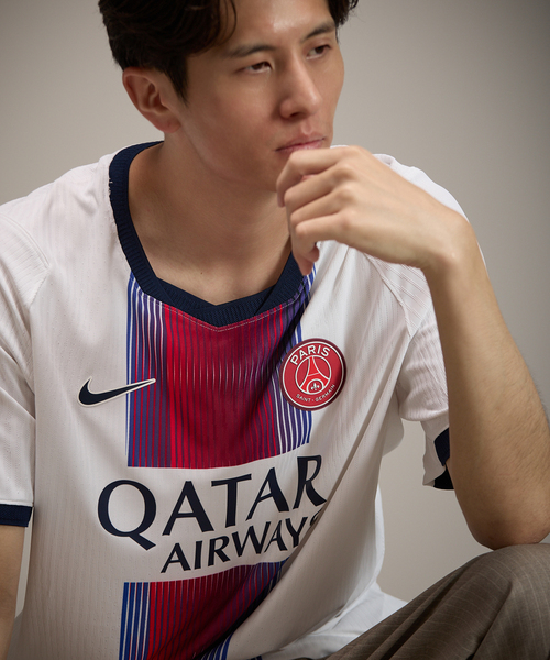 NIKE（ナイキ）の「【NIKE / ナイキ】PSG M NK DFADV MATCH JSY SS AW（Tシャツ/カットソー・メンズ・ホワイト・SMALL/MEDIUM/LARGE/X-LARGE/XX-LARGE）」の5枚目の写真