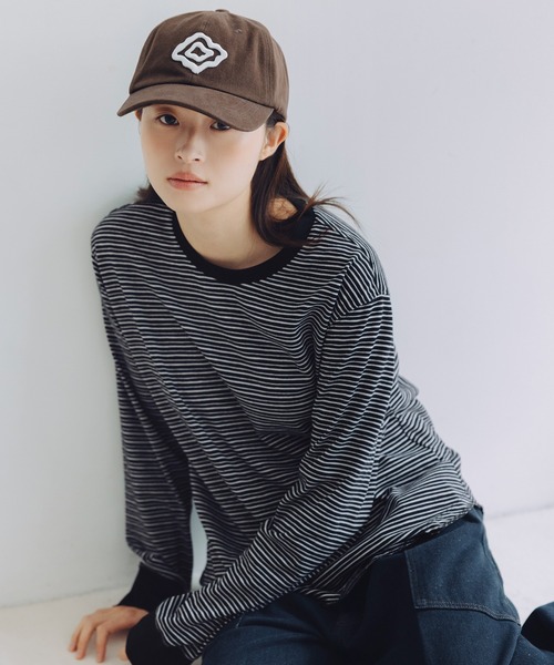 NAKER(ネイカー)の「UMBRO × NAKER/アンブロ 別注 ヴィンテージライクロゴキャップ(キャップ・メンズ・ネイビー/ブラウン・FREE)」の18枚目の写真