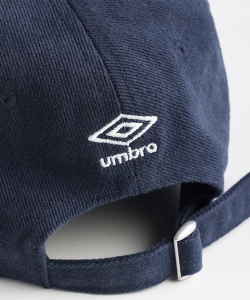NAKER(ネイカー)の「UMBRO × NAKER/アンブロ 別注 ヴィンテージライクロゴキャップ(キャップ・メンズ・ネイビー/ブラウン・FREE)」の13枚目の写真