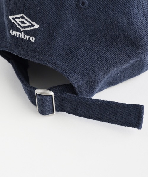 NAKER(ネイカー)の「UMBRO × NAKER/アンブロ 別注 ヴィンテージライクロゴキャップ(キャップ・メンズ・ネイビー/ブラウン・FREE)」の14枚目の写真