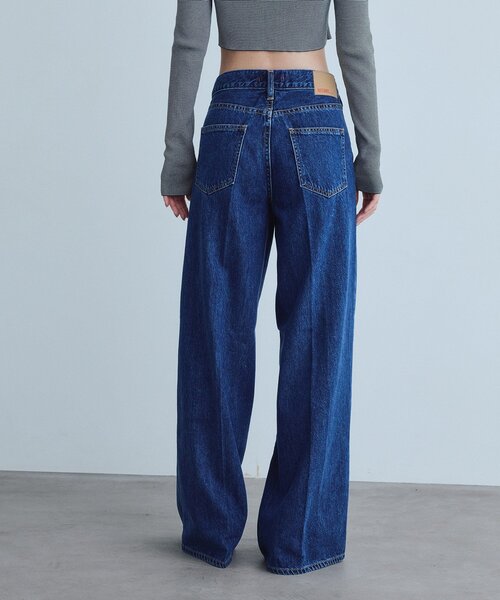 NEEDBY heritage(ニードバイヘリテージ)の「NEEDBY heritage|EMILIA(デニムパンツ・レディース・ネイビー・22/25/23/24)」の3枚目の写真