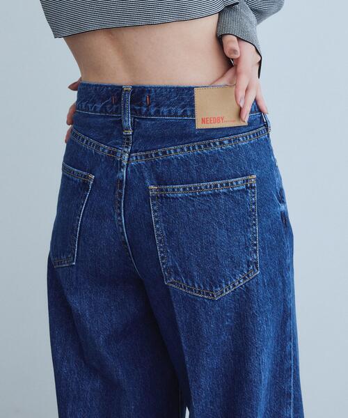 NEEDBY heritage(ニードバイヘリテージ)の「NEEDBY heritage|EMILIA(デニムパンツ・レディース・ネイビー・22/25/23/24)」の4枚目の写真