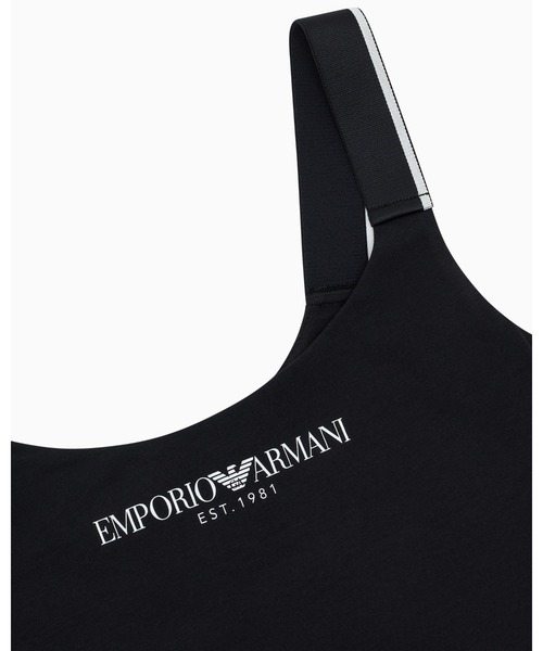 EMPORIO ARMANI（エンポリオアルマーニ）の「<オンライン限定>【エンポリオ アルマーニ】ウィメンズ スクープネック タンクトップ コットン（タンクトップ・レディース・ブラック・LARGE/MEDIUM/SMALL/X-SMALL）」の4枚目の写真