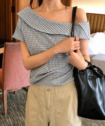 Big Collar Off-Shoulder Top / ビッグカラーオフショルダートップス