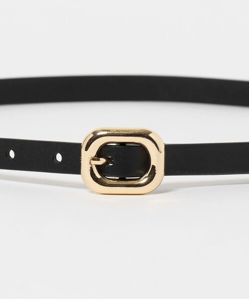 UNITED ARROWS(ユナイテッドアローズ)の「ラウンド スクエア 15MM ベルト(ベルト・レディース・シルバー/ゴールド・FREE)」の4枚目の写真