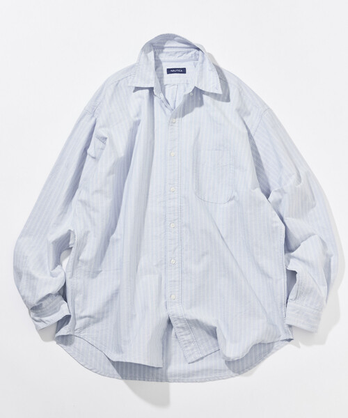 NAUTICA(ノーティカ)の「NAUTICA/ノーティカ リラックスフィット オックスフォード BDシャツ(シャツ/ブラウス・メンズ・その他13/イエロー/ホワイト/サックスブルー/グリーン・MEDIUM/LARGE/X-LARGE)」の5枚目の写真