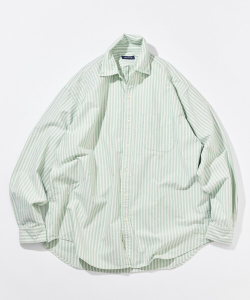 NAUTICA(ノーティカ)の「NAUTICA/ノーティカ リラックスフィット オックスフォード BDシャツ(シャツ/ブラウス・メンズ・その他13/イエロー/ホワイト/サックスブルー/グリーン・MEDIUM/LARGE/X-LARGE)」の1枚目の写真