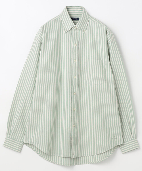 NAUTICA(ノーティカ)の「NAUTICA/ノーティカ リラックスフィット オックスフォード BDシャツ(シャツ/ブラウス・メンズ・その他13/イエロー/ホワイト/サックスブルー/グリーン・MEDIUM/LARGE/X-LARGE)」の6枚目の写真