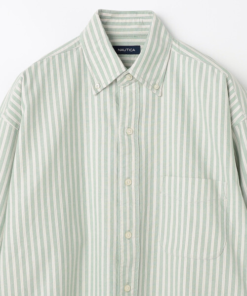 NAUTICA(ノーティカ)の「NAUTICA/ノーティカ リラックスフィット オックスフォード BDシャツ(シャツ/ブラウス・メンズ・その他13/イエロー/ホワイト/サックスブルー/グリーン・MEDIUM/LARGE/X-LARGE)」の8枚目の写真