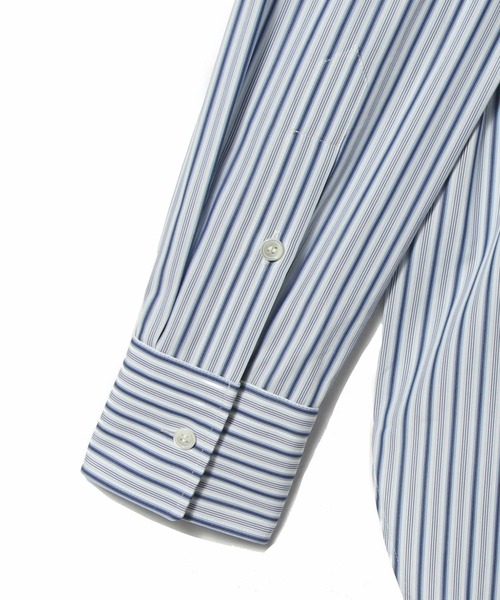 ESTNATION(エストネーション)の「ESSENCEOFLUXURY / ピンタックストライプシャツ(シャツ/ブラウス・レディース・クリアブルー・38/36)」の5枚目の写真