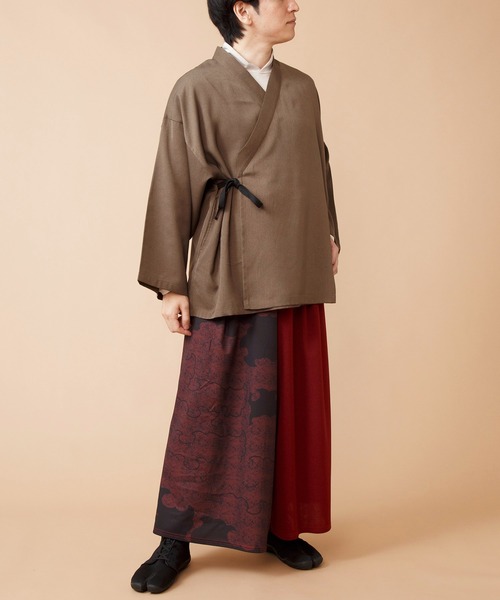 倭物やカヤ(ワモノヤカヤ)の「【倭物やカヤ】陽炎メンズワイドパンツ(その他パンツ・メンズ・レッド/ネイビー/ブラック・FREE)」の14枚目の写真