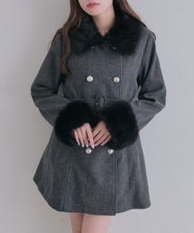OLIVE des OLIVE（オリーブデオリーブ）の「Snow Ribbon コート（ステンカラーコート）」