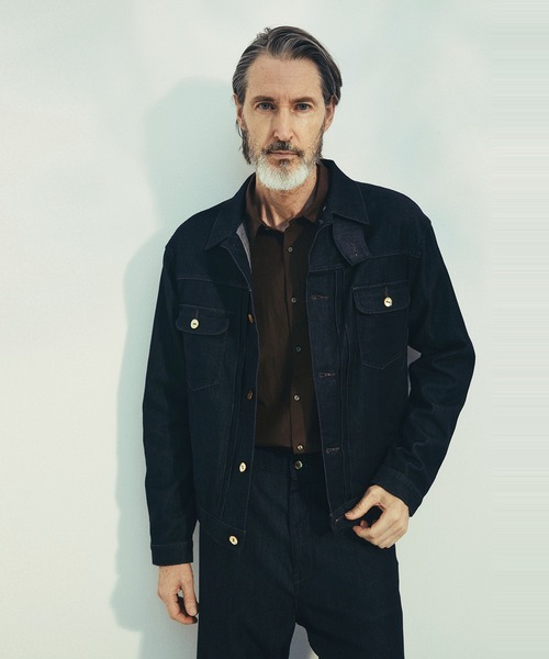 THE TOKYO(ザトウキョウ)の「【SILKα/シルクアルファ】SILK α Denim Jacket(デニムジャケット・メンズ・ブルー・46/48)」の1枚目の写真