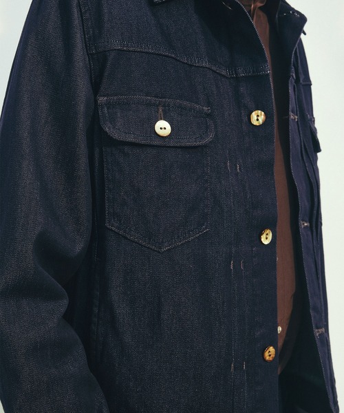THE TOKYO(ザトウキョウ)の「【SILKα/シルクアルファ】SILK α Denim Jacket(デニムジャケット・メンズ・ブルー・46/48)」の8枚目の写真