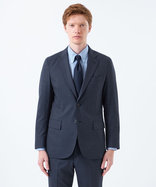MACKINTOSH PHILOSOPHY(マッキントッシュ フィロソフィー)の「【WEB&一部店舗限定】トロッター ジャケット ウール混マイクロ千鳥(テーラードジャケット・メンズ・チャコールグレー/ネイビー・40/38)」の13枚目の写真