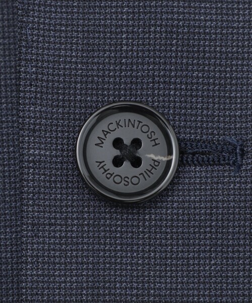 MACKINTOSH PHILOSOPHY(マッキントッシュ フィロソフィー)の「【WEB&一部店舗限定】トロッター ジャケット ウール混マイクロ千鳥(テーラードジャケット・メンズ・チャコールグレー/ネイビー・40/38)」の9枚目の写真
