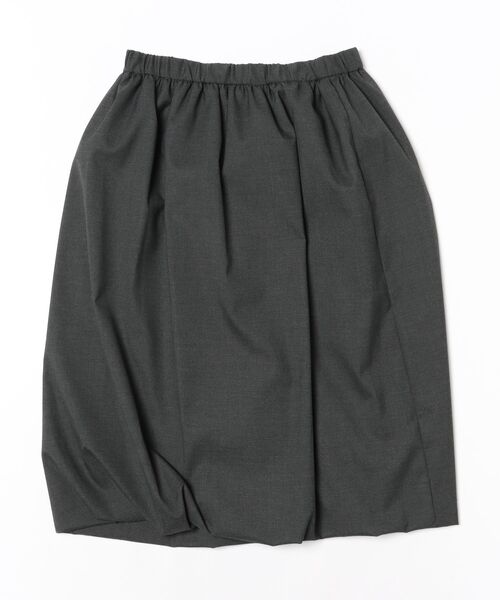 mizuiroind(ミズイロインド)の「mizuiro ind | baloon skirt(スカート・レディース・ブルー系その他5/チャコール・F)」の1枚目の写真