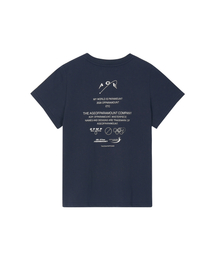 AGEOFPARAMOUNT（エイジオブパラマウント）の「バックプリントTシャツ（ネイビー）（Tシャツ/カットソー）」