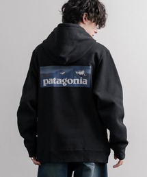 patagonia | Patagonia パタゴニア BOARDSHORT LOGO UPRISAL HOODY ボードショーツロゴアップライザルフーディ/裏起毛バックグラフィック長袖パーカー(パーカー)