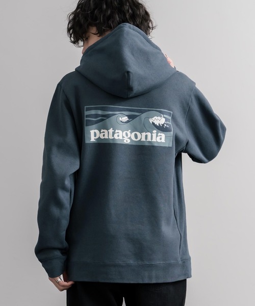 patagonia（パタゴニア）の「Patagonia パタゴニア BOARDSHORT LOGO UPRISAL HOODY ボードショーツロゴアップライザルフーディ/裏起毛バックグラフィック長袖パーカー（パーカー・メンズ・ブラック/ブルー・M/L/XL/S）」の21枚目の写真