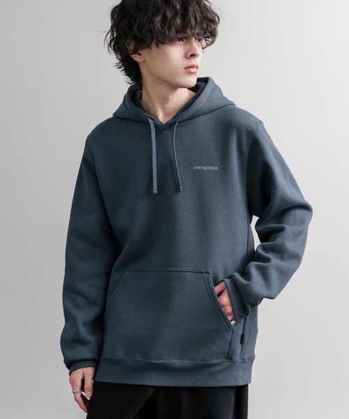 patagonia（パタゴニア）の「Patagonia パタゴニア BOARDSHORT LOGO UPRISAL HOODY ボードショーツロゴアップライザルフーディ/裏起毛バックグラフィック長袖パーカー（パーカー・メンズ・ブラック/ブルー・M/L/XL/S）」の18枚目の写真