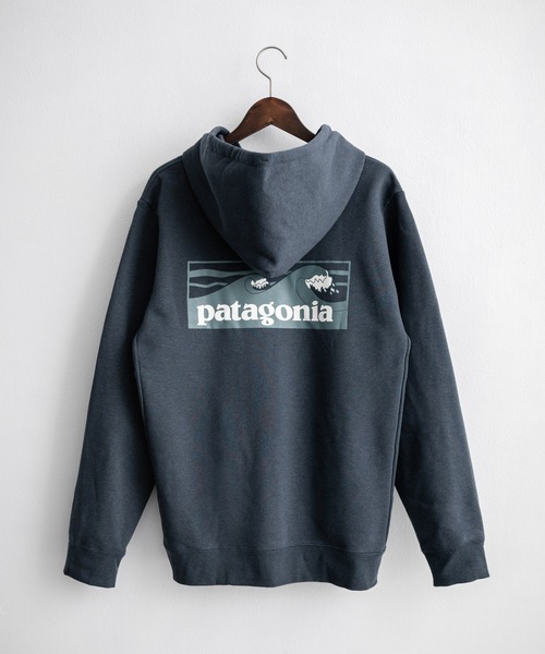 patagonia（パタゴニア）の「Patagonia パタゴニア BOARDSHORT LOGO UPRISAL HOODY ボードショーツロゴアップライザルフーディ/裏起毛バックグラフィック長袖パーカー（パーカー・メンズ・ブラック/ブルー・M/L/XL/S）」の13枚目の写真