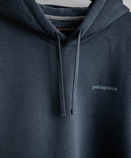 patagonia（パタゴニア）の「Patagonia パタゴニア BOARDSHORT LOGO UPRISAL HOODY ボードショーツロゴアップライザルフーディ/裏起毛バックグラフィック長袖パーカー（パーカー・メンズ・ブラック/ブルー・M/L/XL/S）」の6枚目の写真
