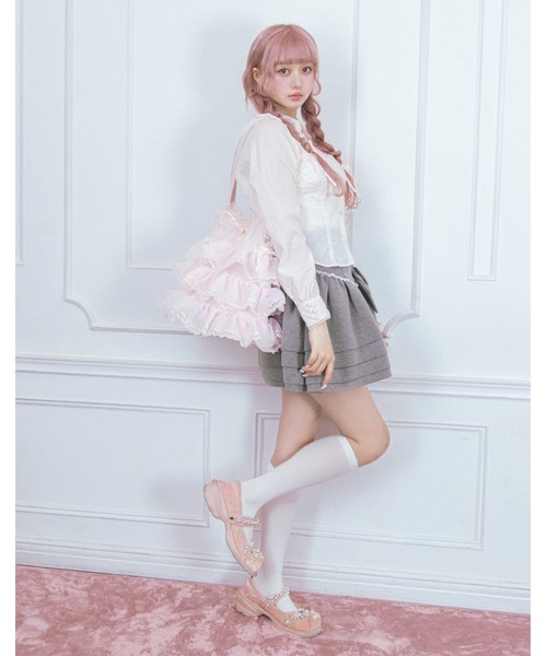 Fiorforte(フィオルフォルテ)の「baby doll tote bag(トートバッグ・レディース・ホワイト・FREE)」の2枚目の写真