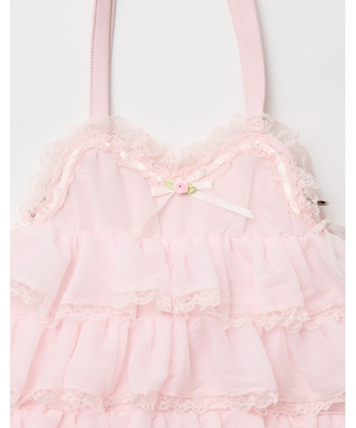 Fiorforte(フィオルフォルテ)の「baby doll tote bag(トートバッグ・レディース・ホワイト・FREE)」の5枚目の写真