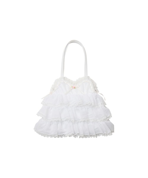 Fiorforte(フィオルフォルテ)の「baby doll tote bag(トートバッグ・レディース・ホワイト・FREE)」の4枚目の写真