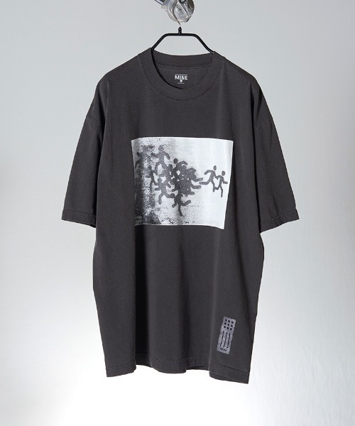 NAPE_（ネイプ）の「mt10713-LETS GET LOST - HSC Tシャツ(NPS-M12)（Tシャツ/カットソー・メンズ・ブラック/グレー/ホワイト・4/3/1/2/0/5）」の3枚目の写真