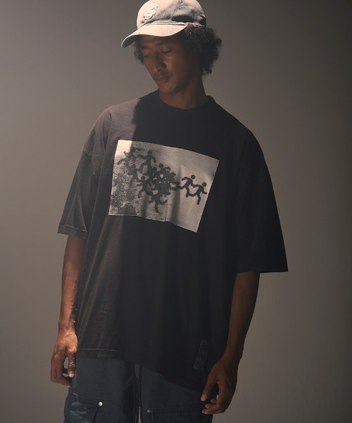 NAPE_（ネイプ）の「mt10713-LETS GET LOST - HSC Tシャツ(NPS-M12)（Tシャツ/カットソー・メンズ・ブラック/グレー/ホワイト・4/3/1/2/0/5）」の12枚目の写真