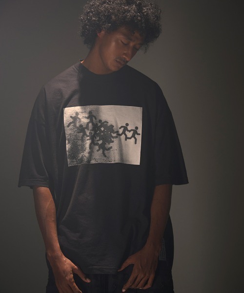 NAPE_（ネイプ）の「mt10713-LETS GET LOST - HSC Tシャツ(NPS-M12)（Tシャツ/カットソー・メンズ・ブラック/グレー/ホワイト・4/3/1/2/0/5）」の13枚目の写真