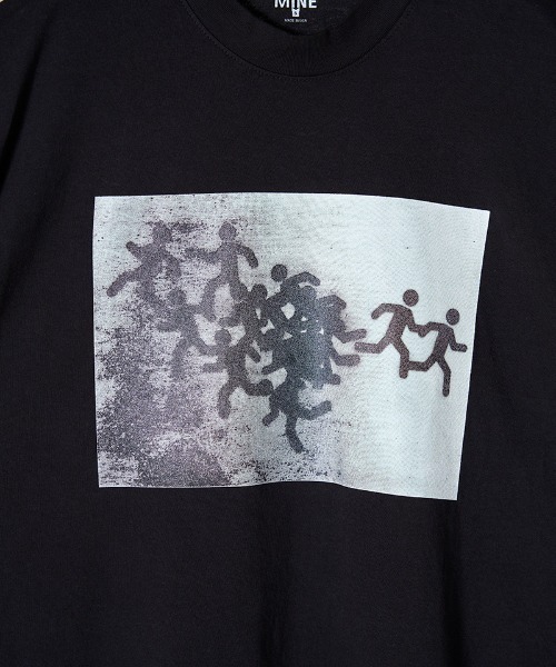 NAPE_（ネイプ）の「mt10713-LETS GET LOST - HSC Tシャツ(NPS-M12)（Tシャツ/カットソー・メンズ・ブラック/グレー/ホワイト・4/3/1/2/0/5）」の4枚目の写真