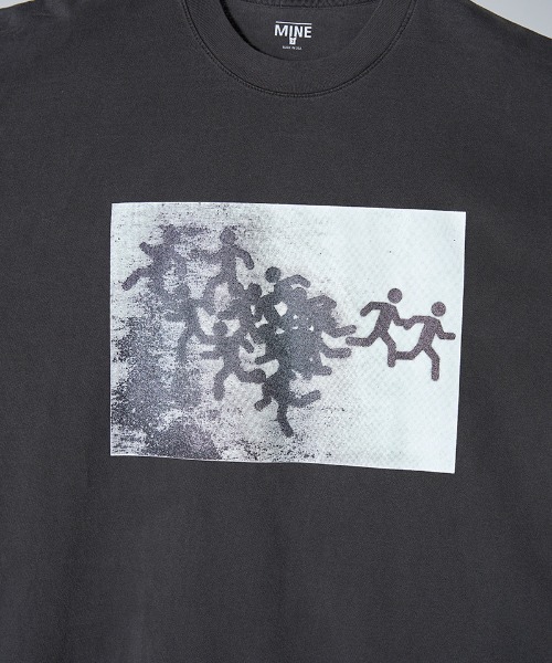 NAPE_（ネイプ）の「mt10713-LETS GET LOST - HSC Tシャツ(NPS-M12)（Tシャツ/カットソー・メンズ・ブラック/グレー/ホワイト・4/3/1/2/0/5）」の7枚目の写真