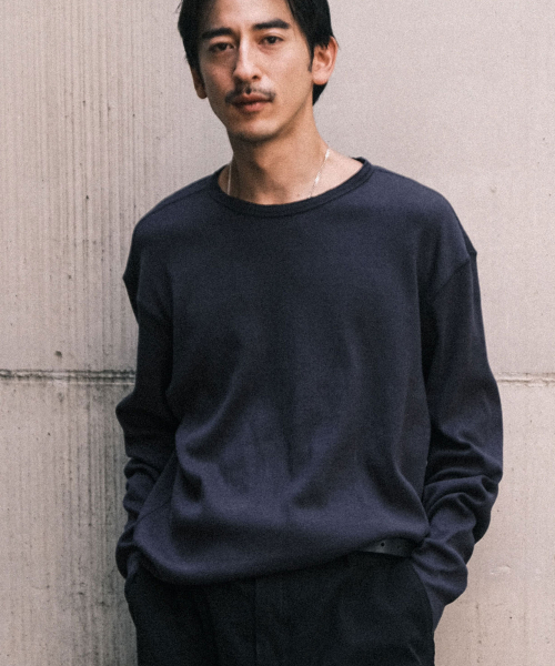 VDR（ブイディアール）の「ROUGH クルーネック [ネイビー]（Tシャツ/カットソー・メンズ・その他・MEDIUM/LARGE/X-LARGE）」の5枚目の写真