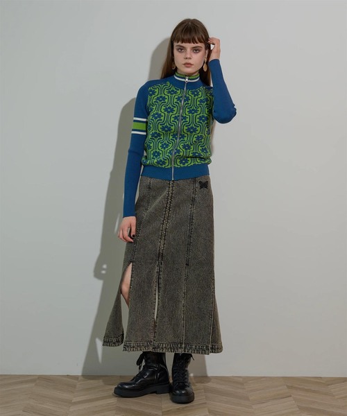 JOINT WORKS(ジョイントワークス)の「anna sui nyc / アナスイエヌワイシー スキーニットブルゾン(ニット/セーター・レディース・ブラック/ネイビー・FREE)」の7枚目の写真