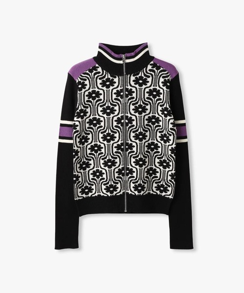 JOINT WORKS(ジョイントワークス)の「anna sui nyc / アナスイエヌワイシー スキーニットブルゾン(ニット/セーター・レディース・ブラック/ネイビー・FREE)」の4枚目の写真