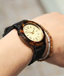 GGD | べっ甲アセテートウォッチ (アナログ腕時計)