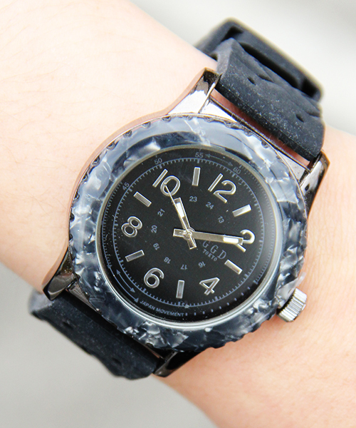 GGD（ジージーディー）の「べっ甲アセテートウォッチ			（アナログ腕時計・メンズ・ブラック/ゴールド/ゴールド系その他・ONE SIZE）」の17枚目の写真