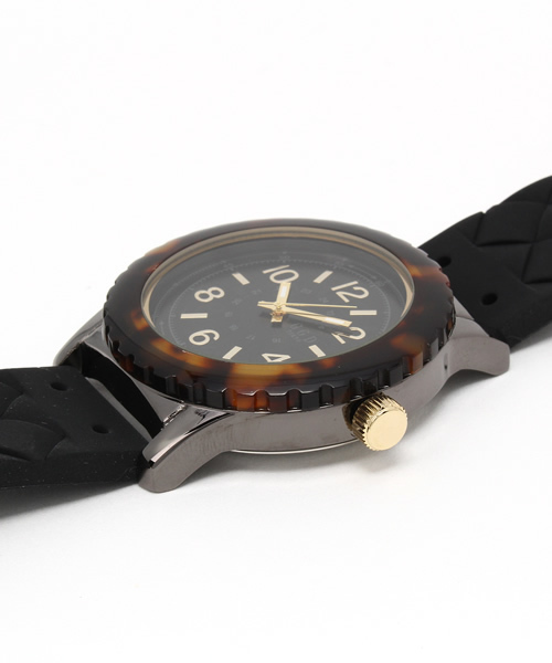 GGD（ジージーディー）の「べっ甲アセテートウォッチ			（アナログ腕時計・メンズ・ブラック/ゴールド/ゴールド系その他・ONE SIZE）」の4枚目の写真