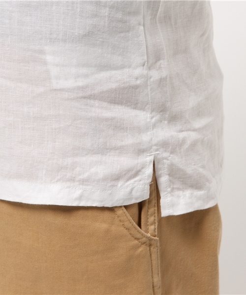 URBAN RESEARCH(アーバンリサーチ)の「URBAN RESEARCH リネンヘンリー8分袖シャツTee(シャツ/ブラウス・メンズ・インディゴブルー/ホワイト/ブラック・LARGE/MEDIUM)」の8枚目の写真