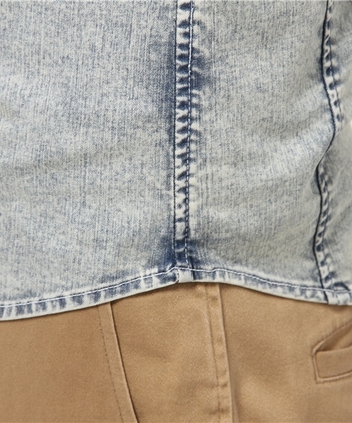 JACKROSE（ジャックローズ）の「The Rolling Stonesデニムウエスタン5分袖シャツ（シャツ/ブラウス・メンズ・サックスブルー・M/L/XL）」の6枚目の写真