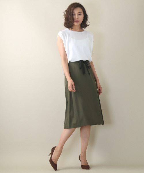 Abahouse Devinette（ドゥヴィネット）の「ウォッシャブルプルオーバー（ニット/セーター・レディース・ブラック/ベージュ/カーキ/ホワイト/チャコールグレー・FREE）」の17枚目の写真