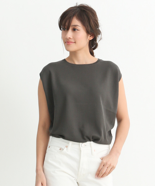 Abahouse Devinette（ドゥヴィネット）の「ウォッシャブルプルオーバー（ニット/セーター・レディース・ブラック/ベージュ/カーキ/ホワイト/チャコールグレー・FREE）」の3枚目の写真