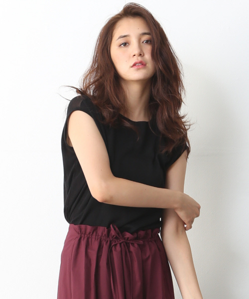 Abahouse Devinette（ドゥヴィネット）の「ウォッシャブルプルオーバー（ニット/セーター・レディース・ブラック/ベージュ/カーキ/ホワイト/チャコールグレー・FREE）」の6枚目の写真