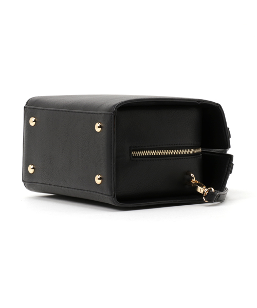 rienda（リエンダ）の「Rectangle BOX BAG（ショルダーバッグ・レディース・ブラック/マルチ/ライトグレー・FREE）」の9枚目の写真