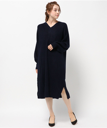 RAY CASSIN | Ｖネックロングワンピース(ワンピース)