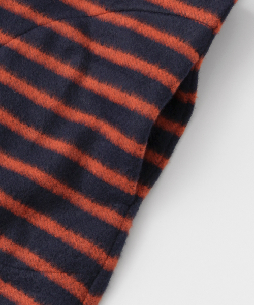 URBAN RESEARCH DOORS（アーバンリサーチドアーズ）の「FORK＆SPOON Brushed Border OP（ワンピース・キッズ・ネイビー/オフホワイト・120/90/105/135）」の3枚目の写真