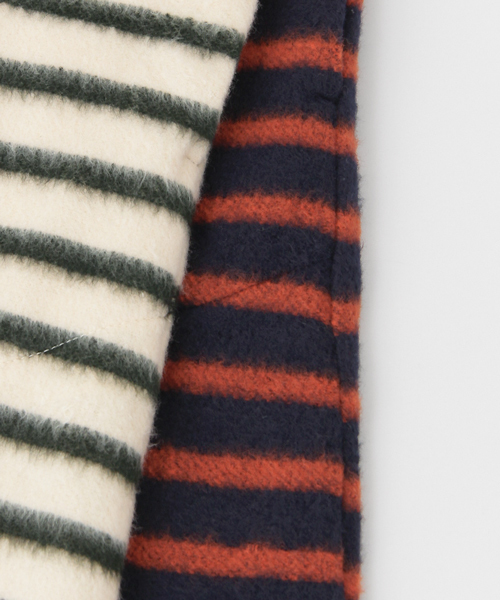 URBAN RESEARCH DOORS（アーバンリサーチドアーズ）の「FORK＆SPOON Brushed Border OP（ワンピース・キッズ・ネイビー/オフホワイト・120/90/105/135）」の5枚目の写真